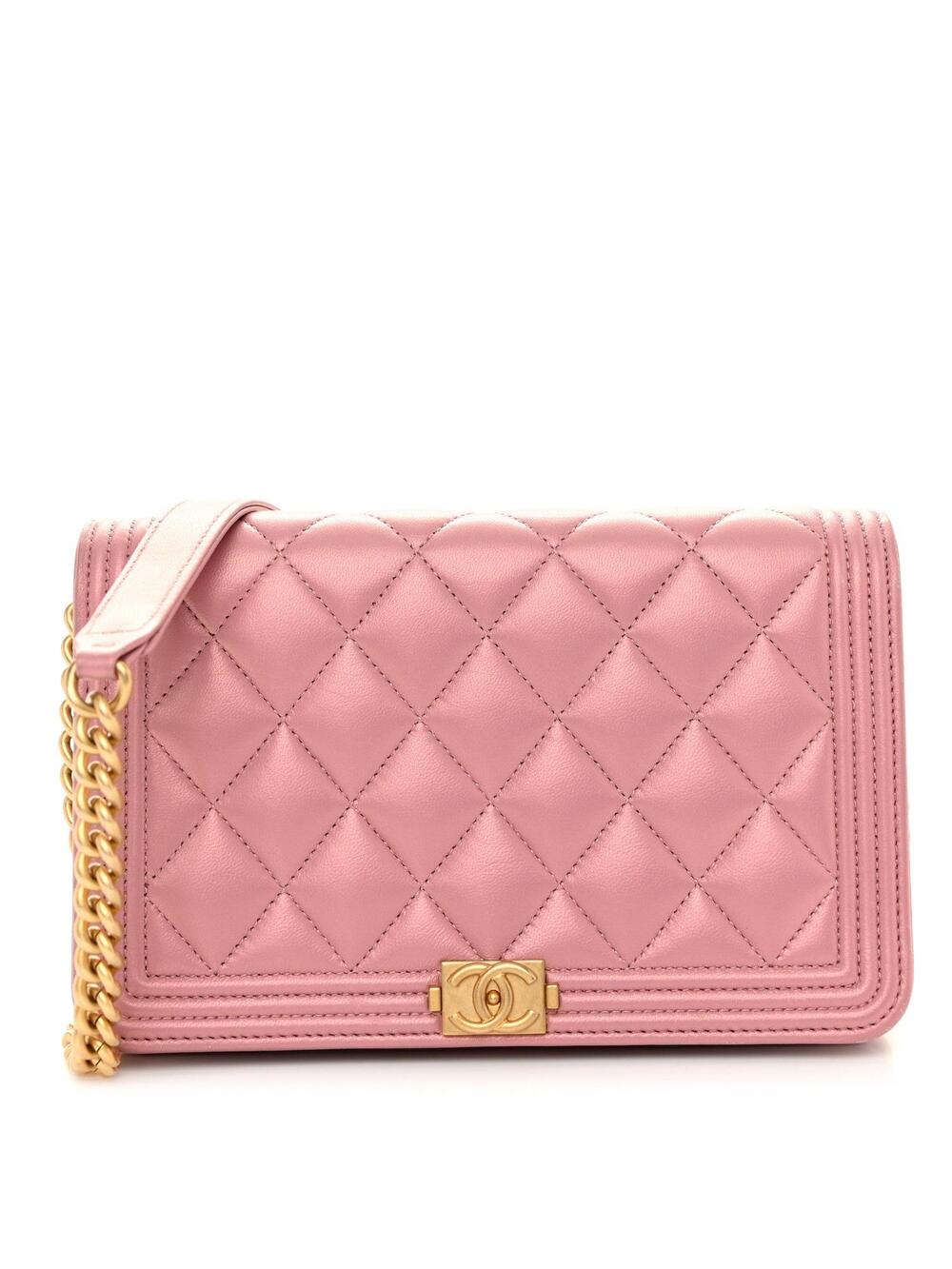 Chanel Metallic Lambskin Quilted Boy #321885C19B